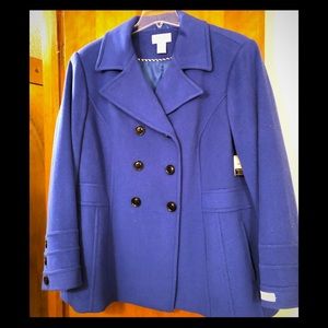 💙 Cashmere Blend Women’s Coat 🧥 Size 3X 🐟